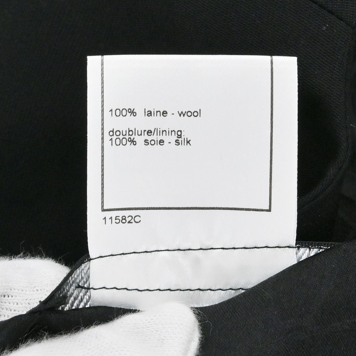Chanel 2001 Collarless Jacket Black #36