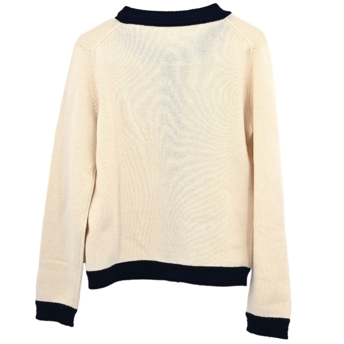 Chanel 2002 Knit Cardigan Ivory #38