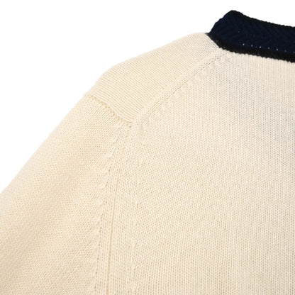 Chanel 2002 Knit Cardigan Ivory #38