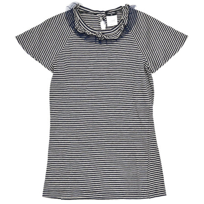 Chanel 2011 Short Sleeve T-shirt Border Navy #34