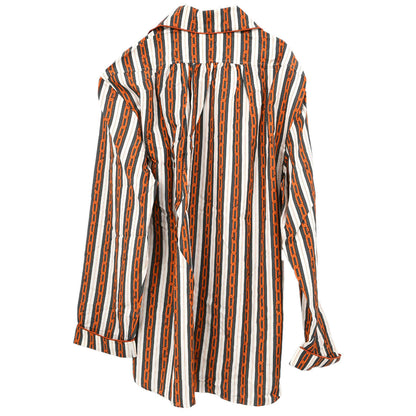 Louis Vuitton 2019 Striped Shirt Blouse Top White #S