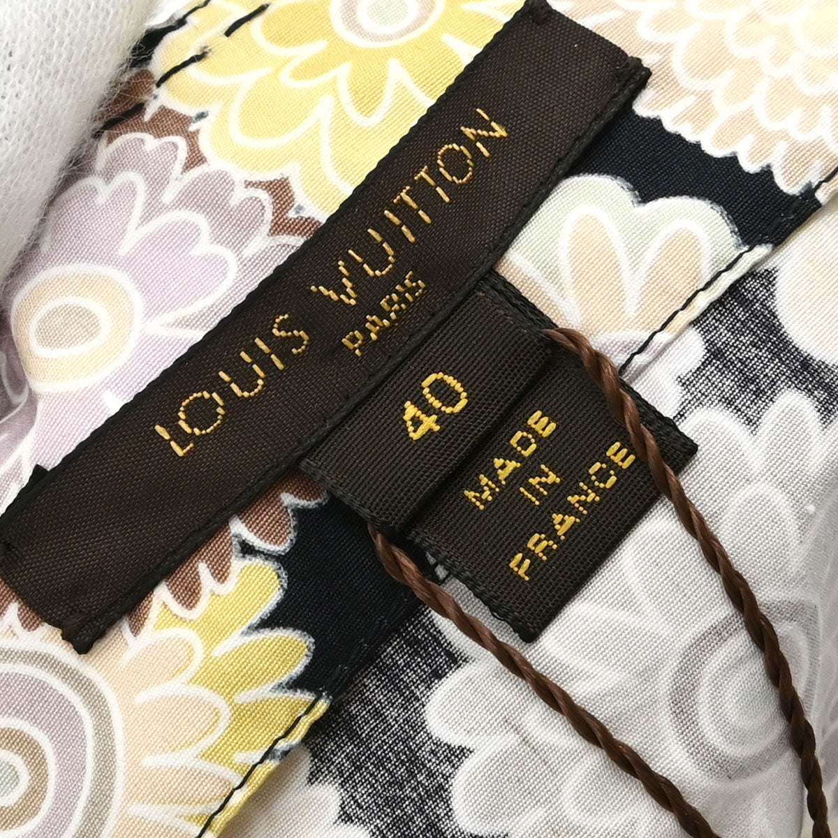 Louis Vuitton 2006 Sleeveless Top Colorful Floral Black #40