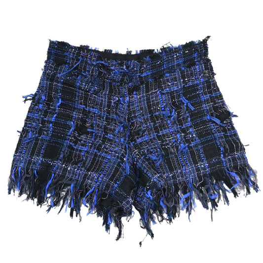Chanel 2014 Tweed Short Pants Blue Black #34
