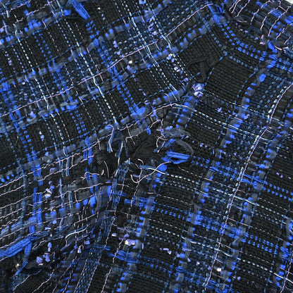 Chanel 2014 Tweed Short Pants Blue Black #34