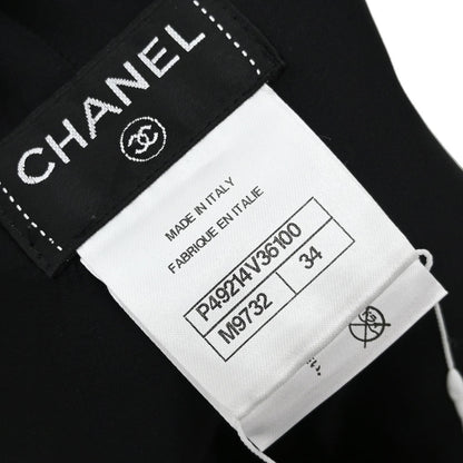 Chanel 2014 Tweed Short Pants Blue Black #34