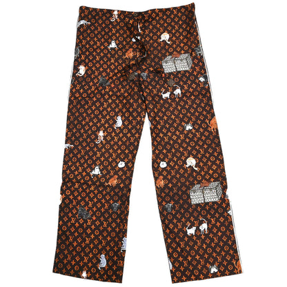 Louis Vuitton 2019 Long Pants Monogram Cat Brown #38
