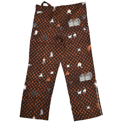 Louis Vuitton 2019 Long Pants Monogram Cat Brown #38