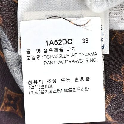 Louis Vuitton 2019 Long Pants Monogram Cat Brown #38