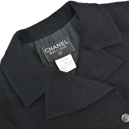 Chanel 1998 Wool Suit Jacket Skirt #40