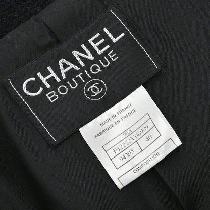 Chanel 1998 Wool Suit Jacket Skirt #40