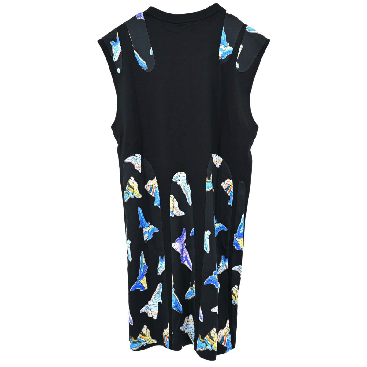 Louis Vuitton 2019 Sleeveless Print Dress White #S