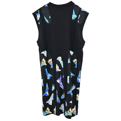 Louis Vuitton 2019 Sleeveless Print Dress White #S