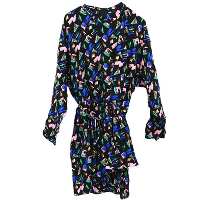 Louis Vuitton 2019 Long Sleeve Dress All-over Print Black #36