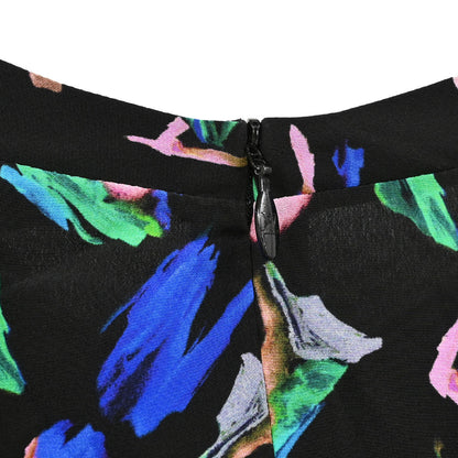 Louis Vuitton 2019 Long Sleeve Dress All-over Print Black #36