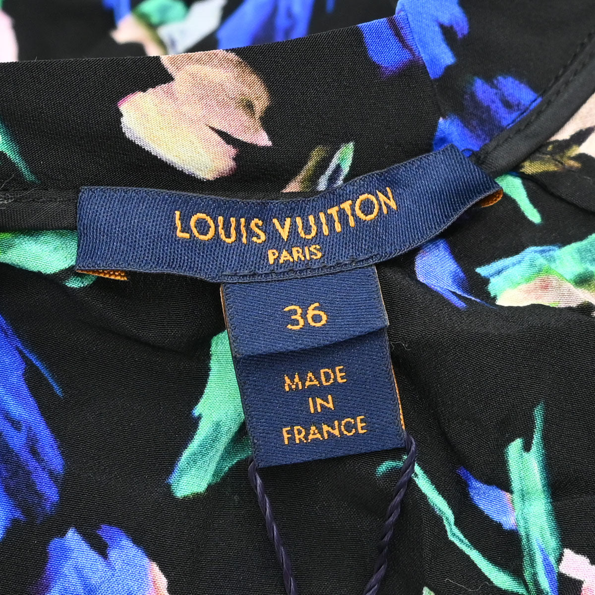 Louis Vuitton 2019 Long Sleeve Dress All-over Print Black #36