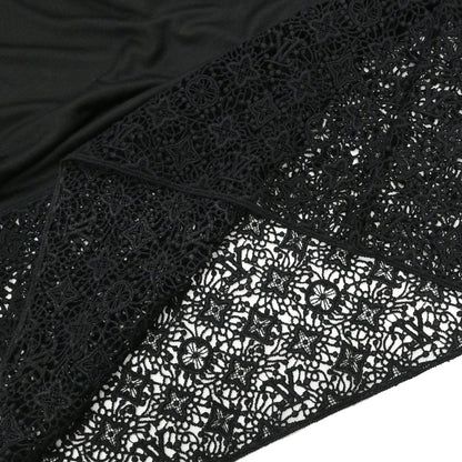 Louis Vuitton 2014 Dress Monogram Lace Black #36