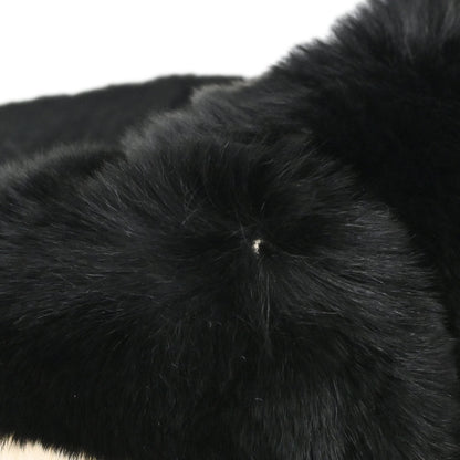 Chanel Black Fur Scarf Tippet