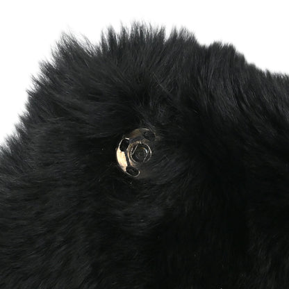 Chanel Black Fur Scarf Tippet
