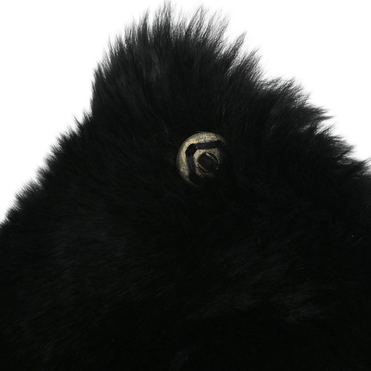 Chanel Black Fur Scarf Tippet