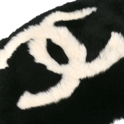 Chanel Black Fur Scarf Tippet
