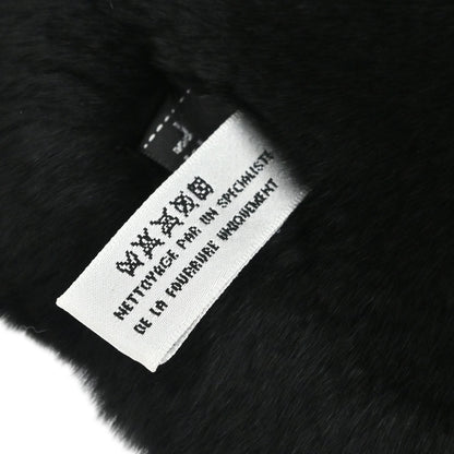 Chanel Black Fur Scarf Tippet