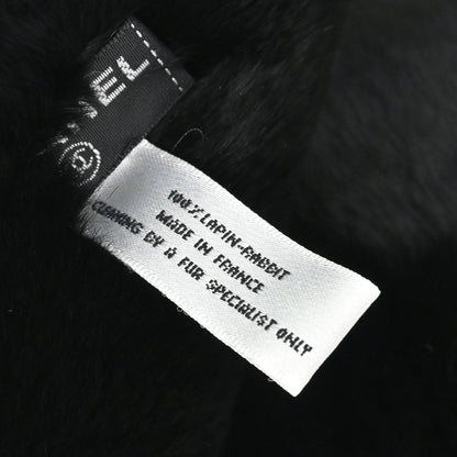 Chanel Black Fur Scarf Tippet