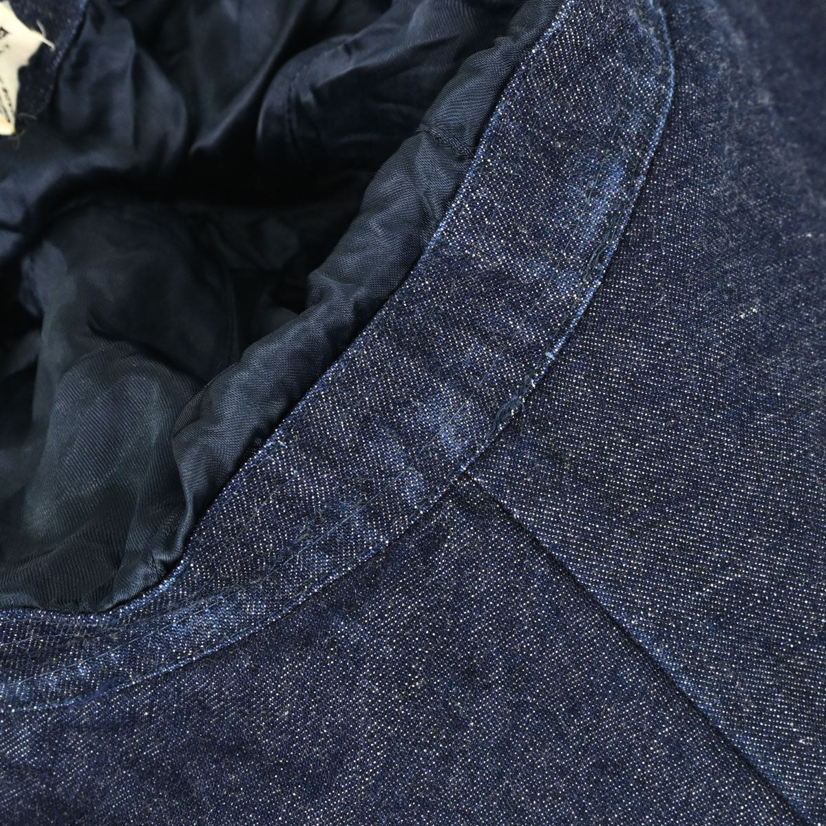 Chanel Indigo Denim Night Flight Embroidery Hat #M Small Good
