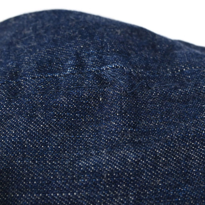 Chanel Indigo Denim Night Flight Embroidery Hat #M Small Good