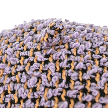 Chanel 1994 Purple Tweed Bucket Hat #57 Small Good