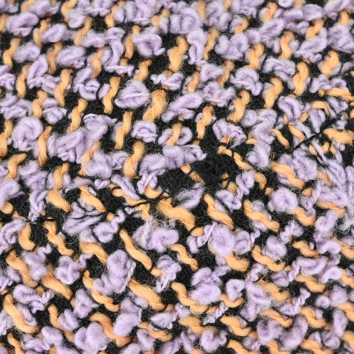 Chanel 1994 Purple Tweed Bucket Hat #57 Small Good