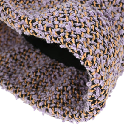 Chanel 1994 Purple Tweed Bucket Hat #57 Small Good