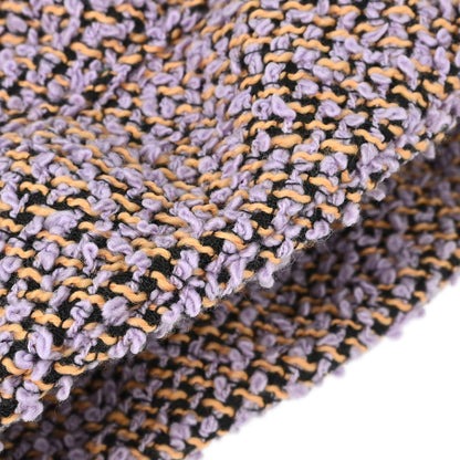 Chanel 1994 Purple Tweed Bucket Hat #57 Small Good
