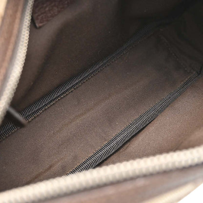Gucci Beige Brown Canvas Shelly GG Shoulder Bag