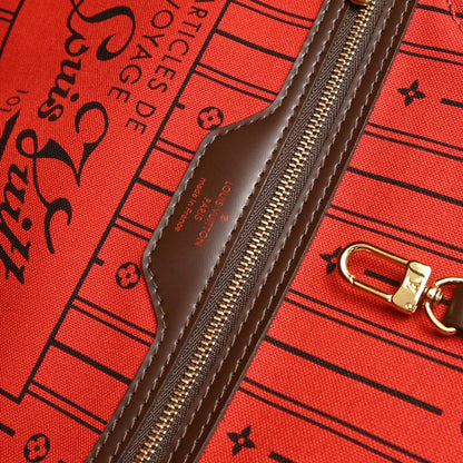 Louis Vuitton Damier Neverfull GM Tote Handbag N51106