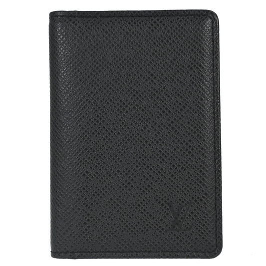 Louis Vuitton Black Taiga Organizer De Poche Cardholder M30512