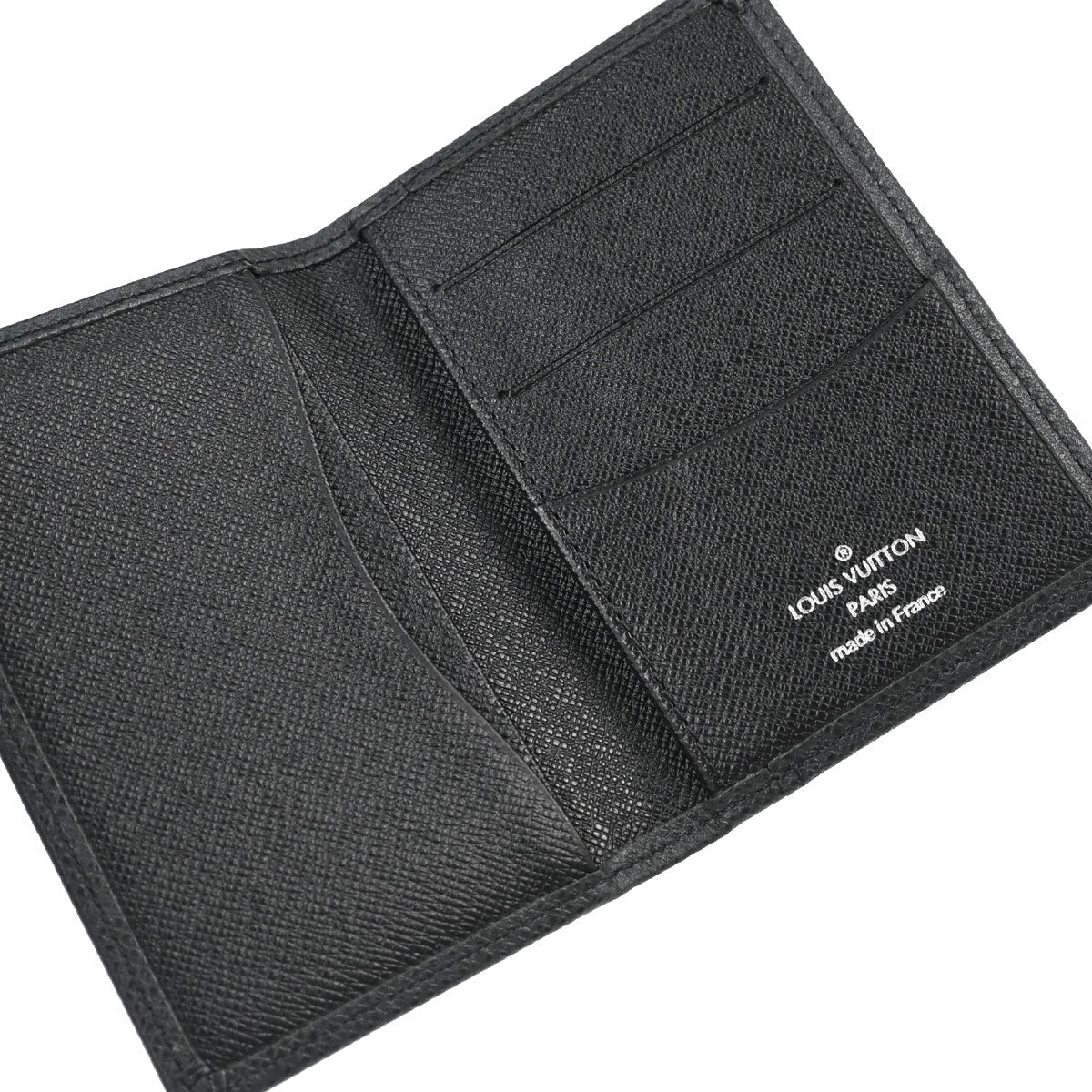 Louis Vuitton Black Taiga Organizer De Poche Cardholder M30512