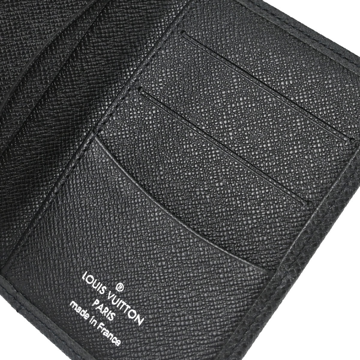 Louis Vuitton Black Taiga Organizer De Poche Cardholder M30512