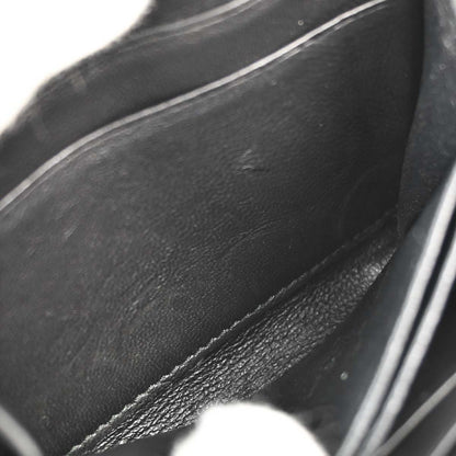 Bottega Veneta Black Lambskin Intrecciato Zip-Around Wallet