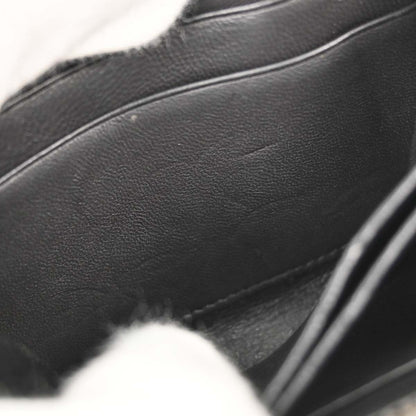 Bottega Veneta Black Lambskin Intrecciato Zip-Around Wallet