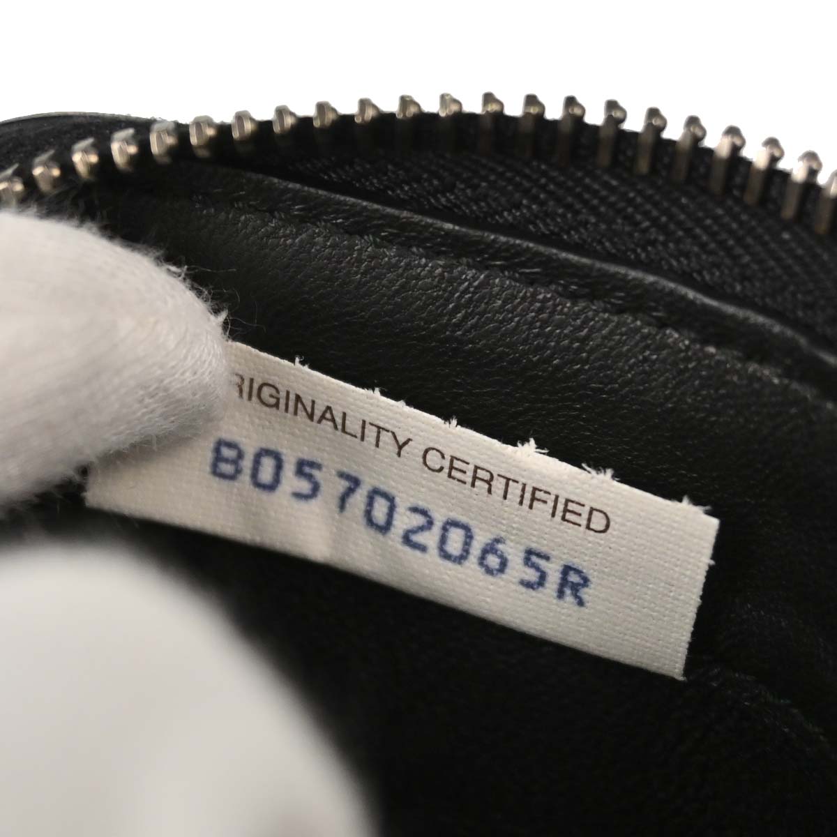 Bottega Veneta Black Lambskin Intrecciato Zip-Around Wallet