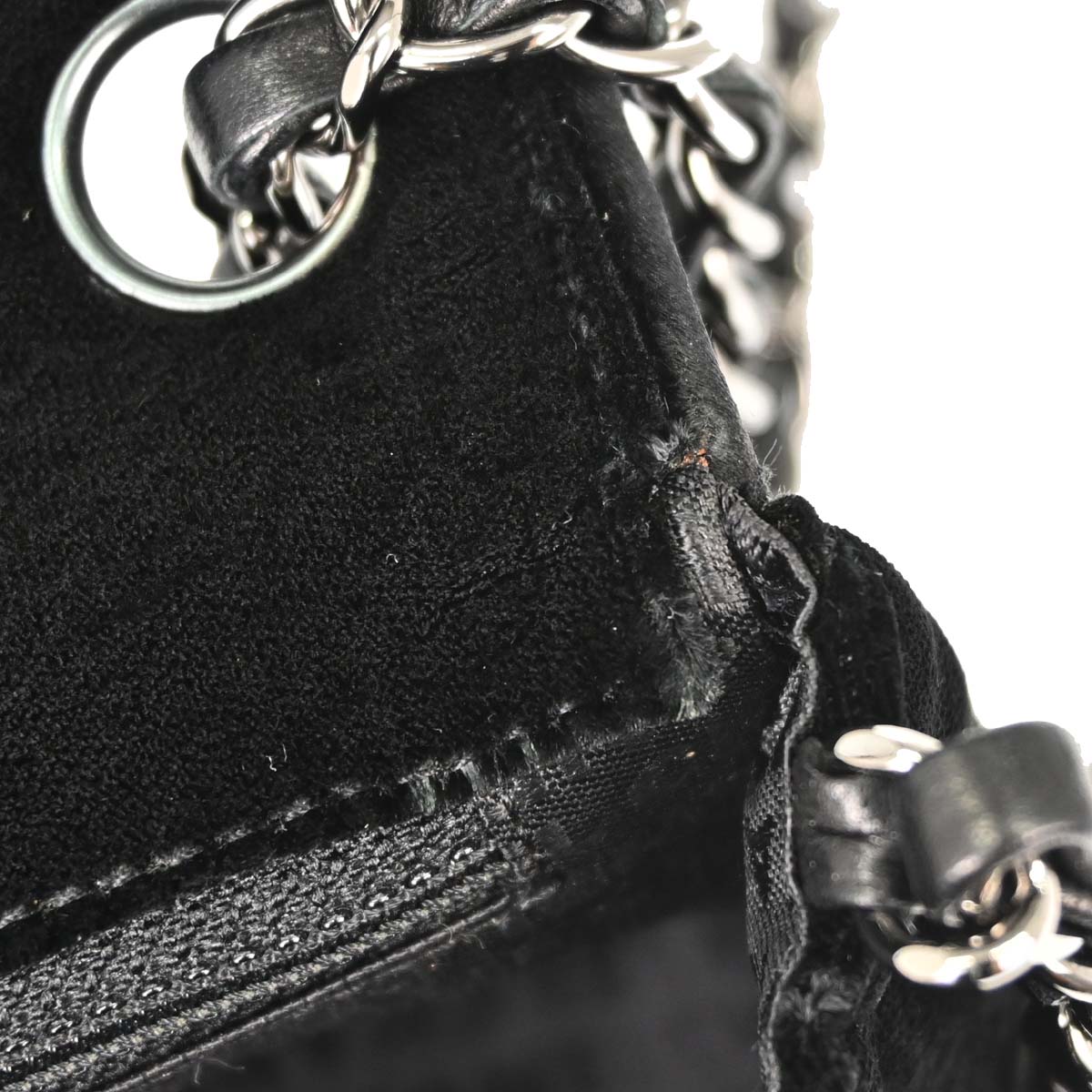 Chanel 2005-2006 Black Velvet Mini Classic Square Flap Shoulder Bag