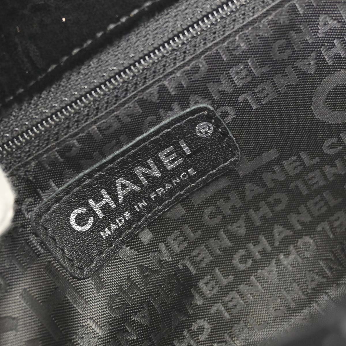 Chanel 2005-2006 Black Velvet Mini Classic Square Flap Shoulder Bag