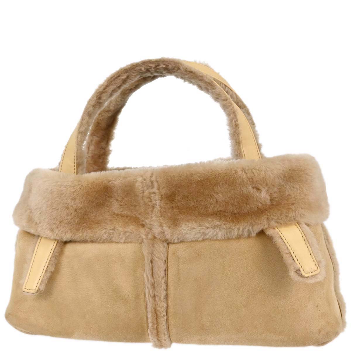 Loewe Beige Mouton Anagram Tote Handbag