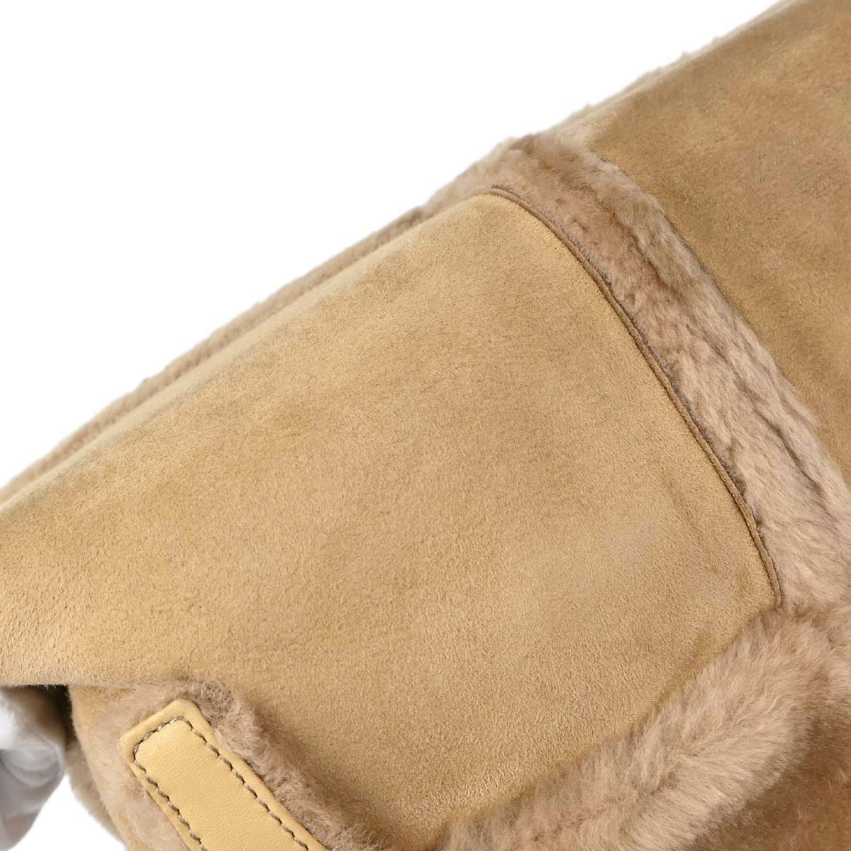 Loewe Beige Mouton Anagram Tote Handbag