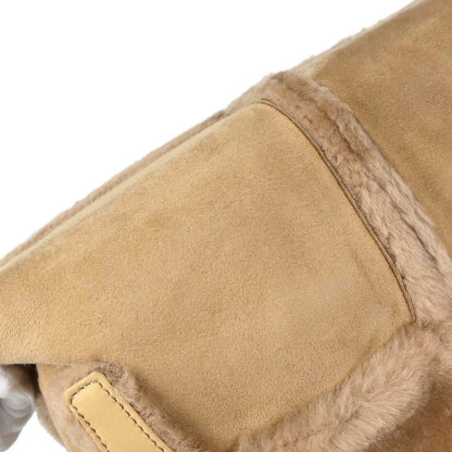 Loewe Beige Mouton Anagram Tote Handbag