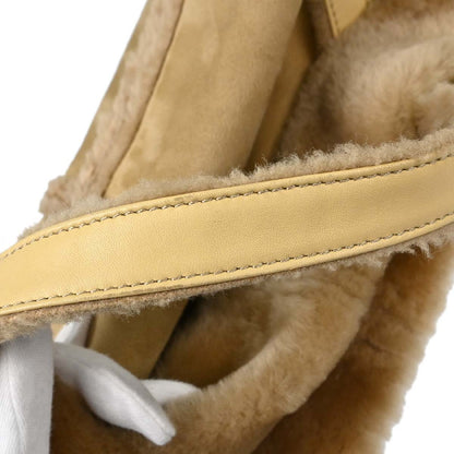 Loewe Beige Mouton Anagram Tote Handbag