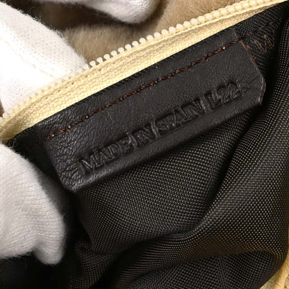 Loewe Beige Mouton Anagram Tote Handbag