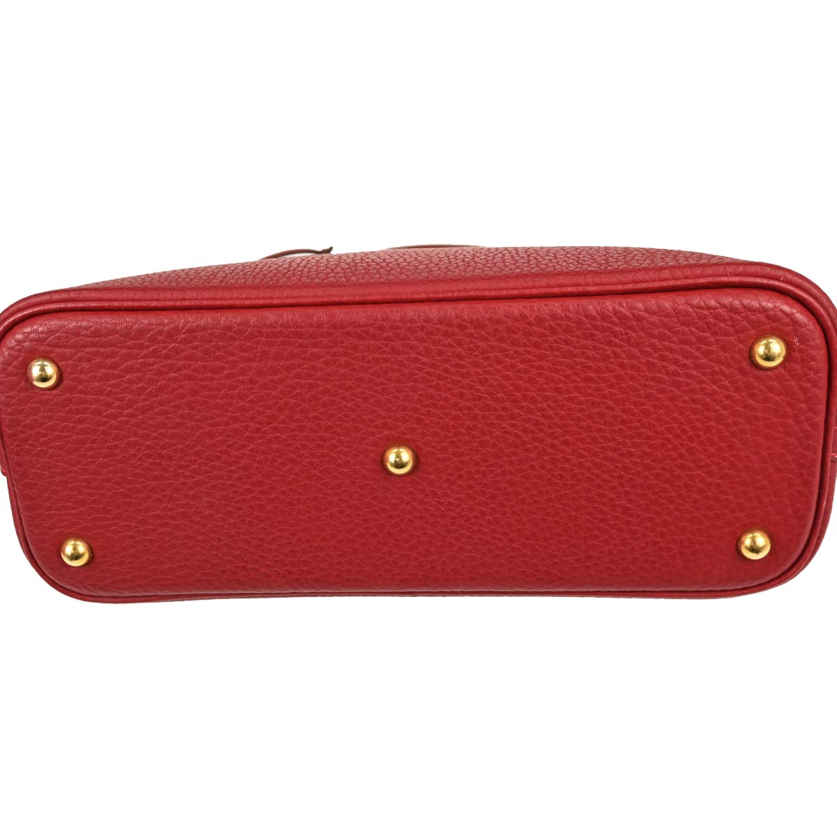 Hermes Rouge Garance Fjord Bolide 31 2way Shoulder Handbag