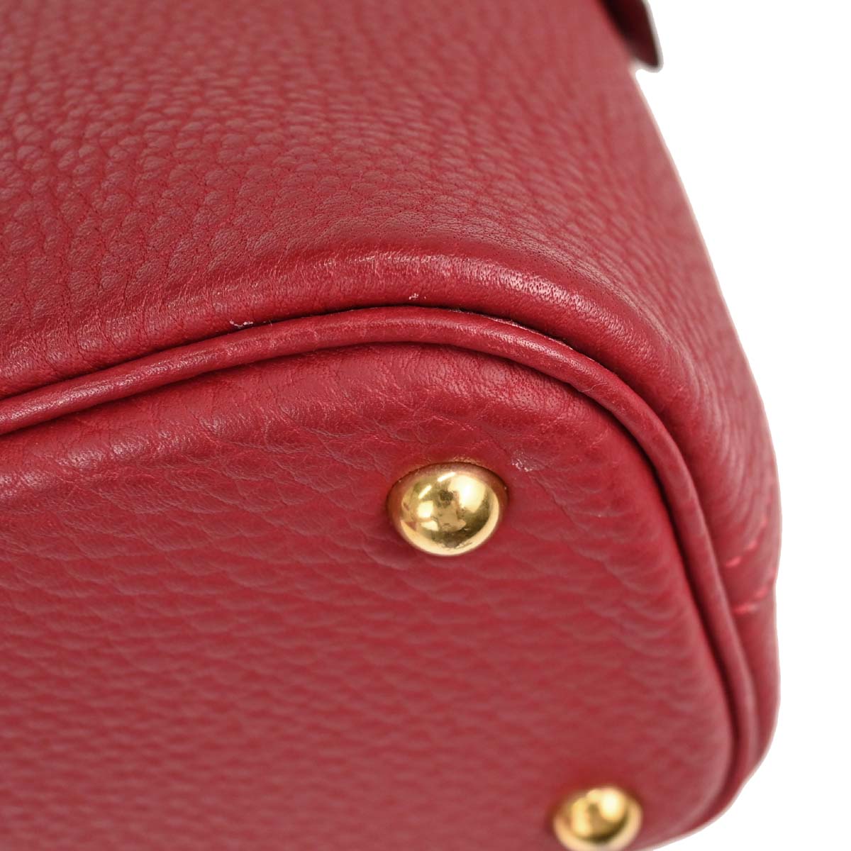 Hermes Rouge Garance Fjord Bolide 31 2way Shoulder Handbag