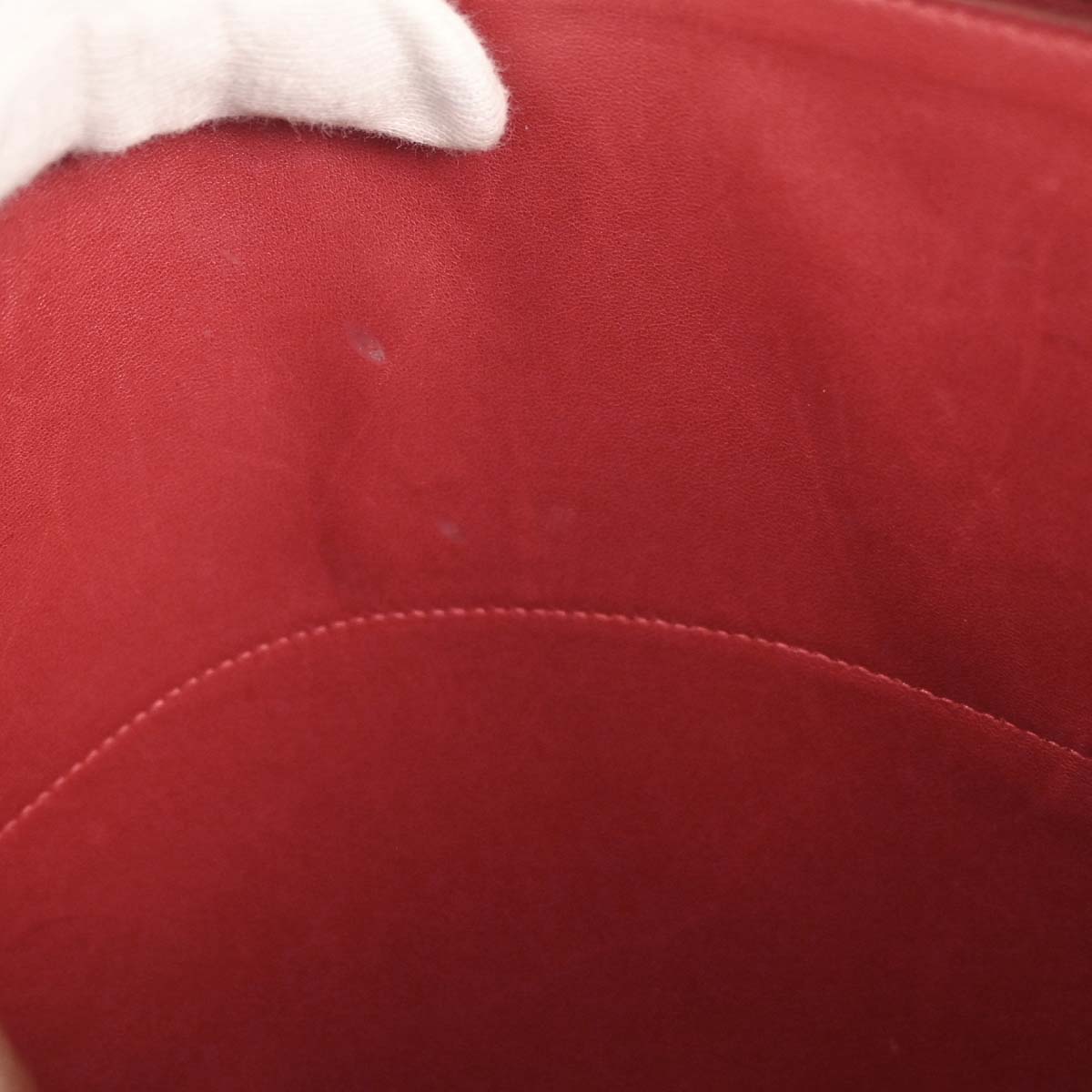 Hermes Rouge Garance Fjord Bolide 31 2way Shoulder Handbag
